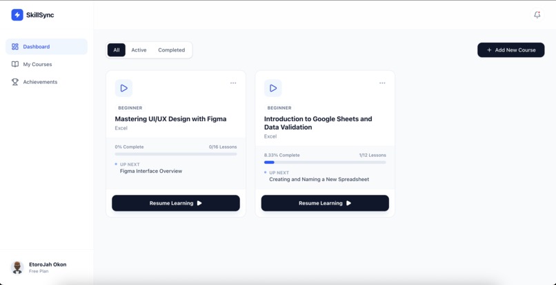 SkillSync – screenshot 2