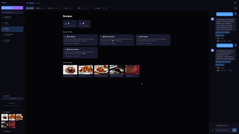 Runic: Interactive AI Research tool – screenshot 8