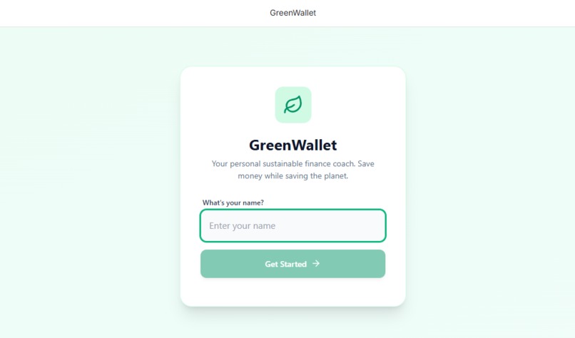 Green Wallet - Sustainable Finance Coach – screenshot 1