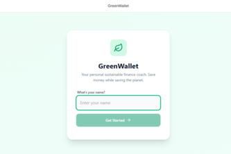 Green Wallet - Sustainable Finance Coach