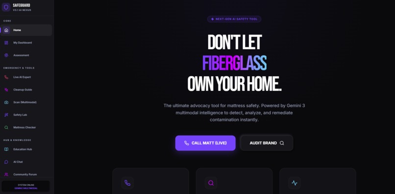 Mattress Fiberglass Safeguard – screenshot 1