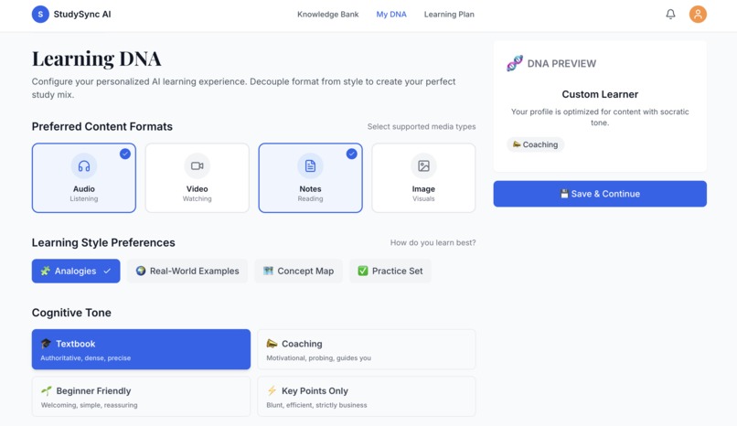 StudySync AI – screenshot 1