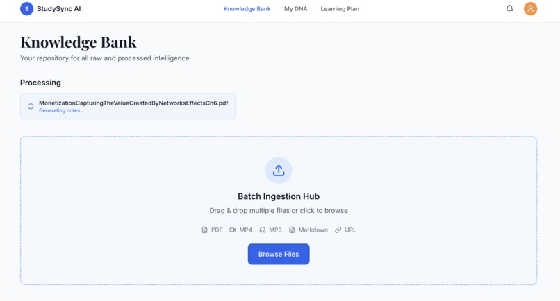 StudySync AI – screenshot 2