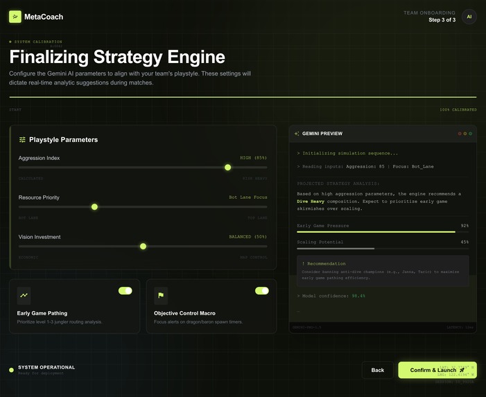 MetaCoach – screenshot 2
