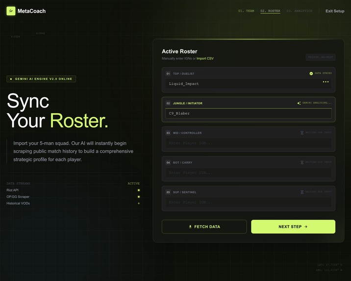 MetaCoach – screenshot 3