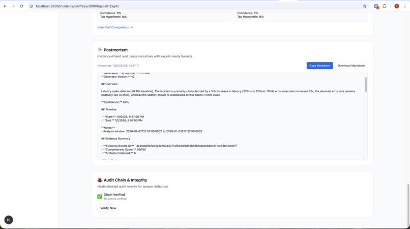 ChronosOps — Autonomous AI for Incident Resolution – screenshot 11
