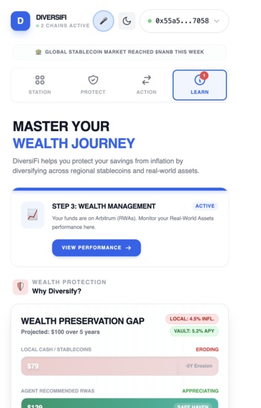 Diversifi – screenshot 2