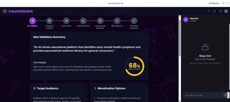 LaunchLens AI  – screenshot 3
