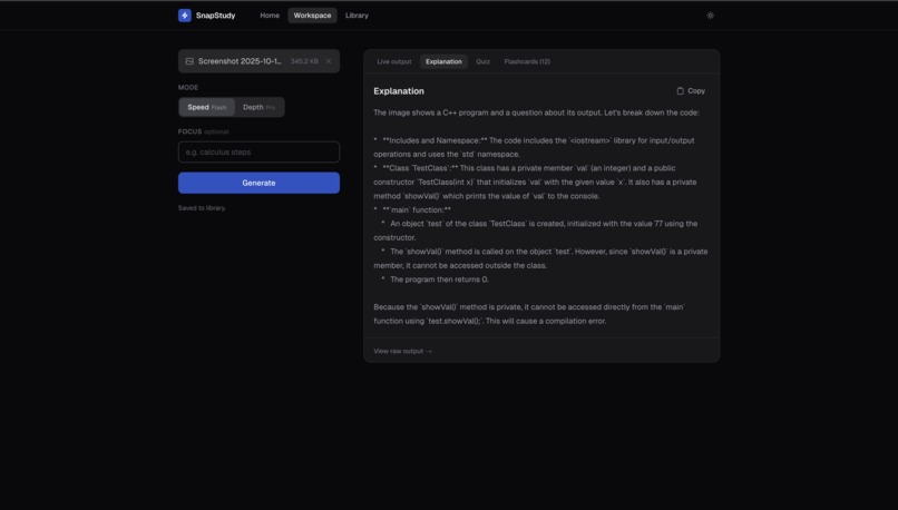SnapStudy – screenshot 6
