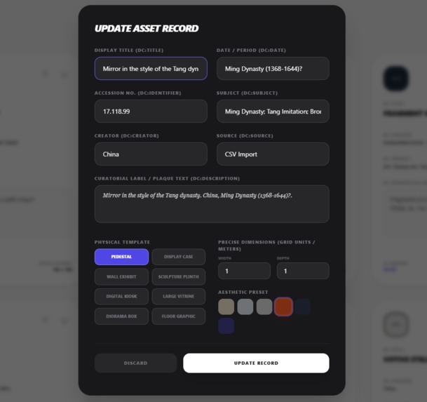 CuratorStudio – screenshot 5