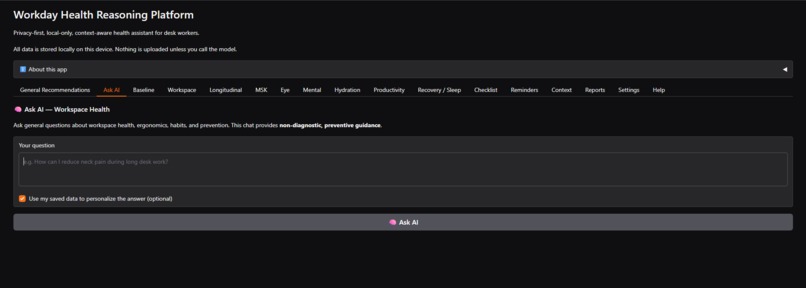 Workday Health Reasoning Platform – screenshot 2