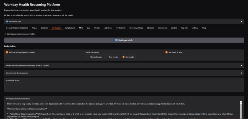 Workday Health Reasoning Platform – screenshot 9