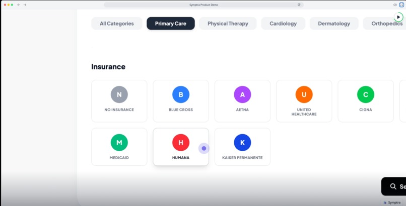 Symptra: AI Symptom-to-Specialist Navigation – screenshot 2