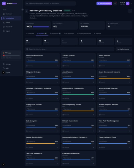 INVESTIGATOR – screenshot 3