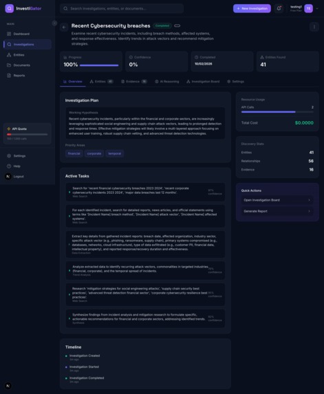 INVESTIGATOR – screenshot 5