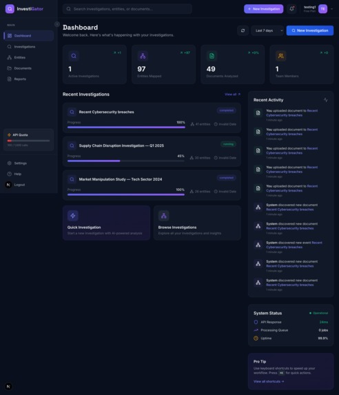 INVESTIGATOR – screenshot 6