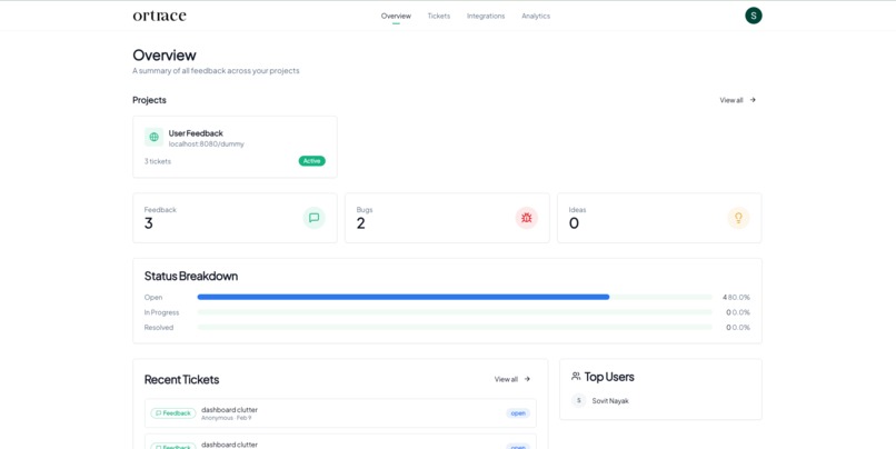 Ortrace – screenshot 1