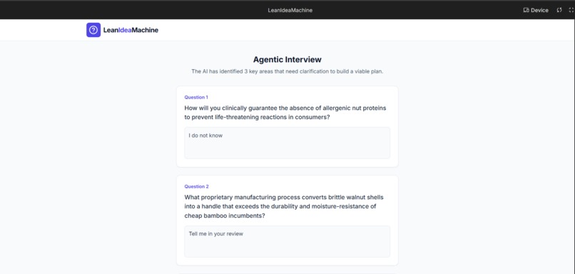 Lean Idea Machine – screenshot 2