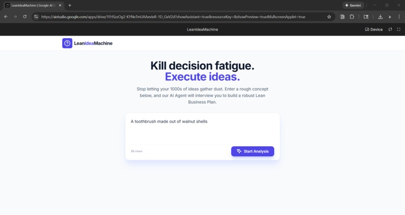 Lean Idea Machine – screenshot 1