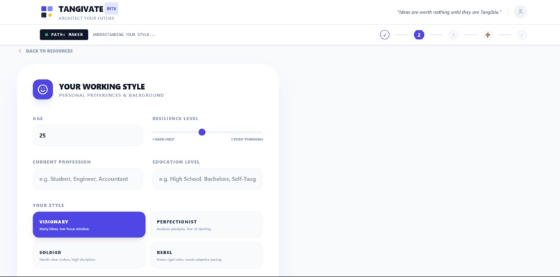Tangivate – screenshot 2