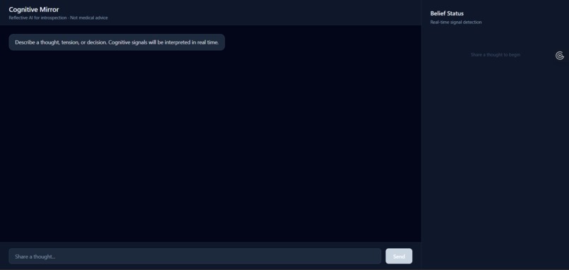 Cognitive Mirror – screenshot 1