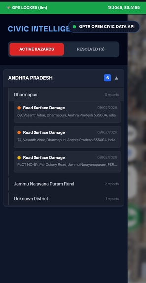 GPTR – AI-Powered Road Hazard Intelligence System – screenshot 2