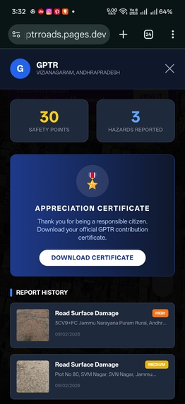 GPTR – AI-Powered Road Hazard Intelligence System – screenshot 4