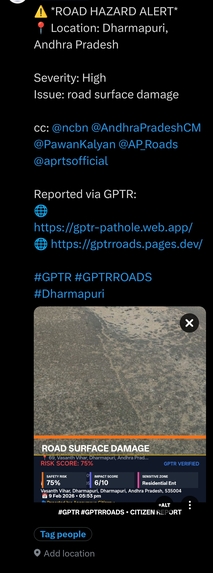 GPTR – AI-Powered Road Hazard Intelligence System – screenshot 6