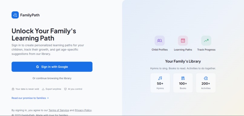 The Familyl Path App – screenshot 1
