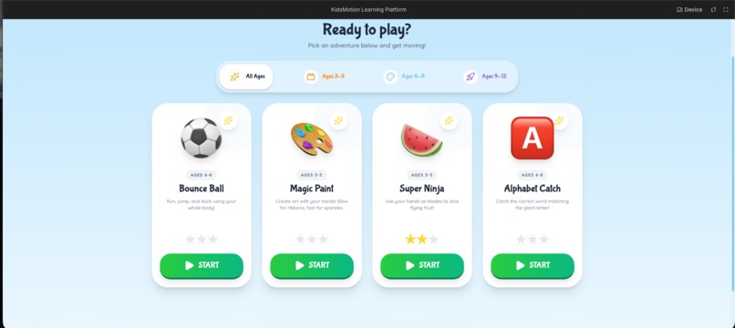 Interactive learning game – screenshot 1