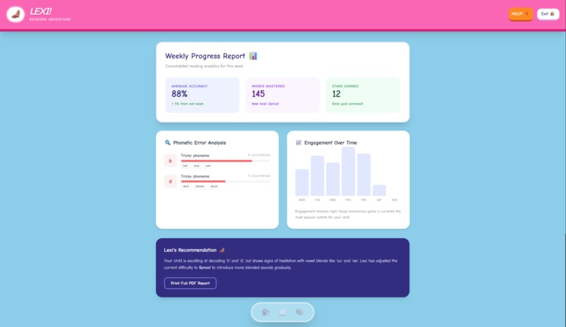 Lexi: AI-Driven Neuro-Phonetic Decoder for Dyslexia – screenshot 4