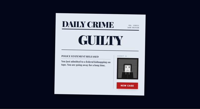 The interrogation – screenshot 5