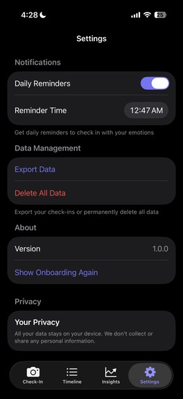 MoodMirror – screenshot 1