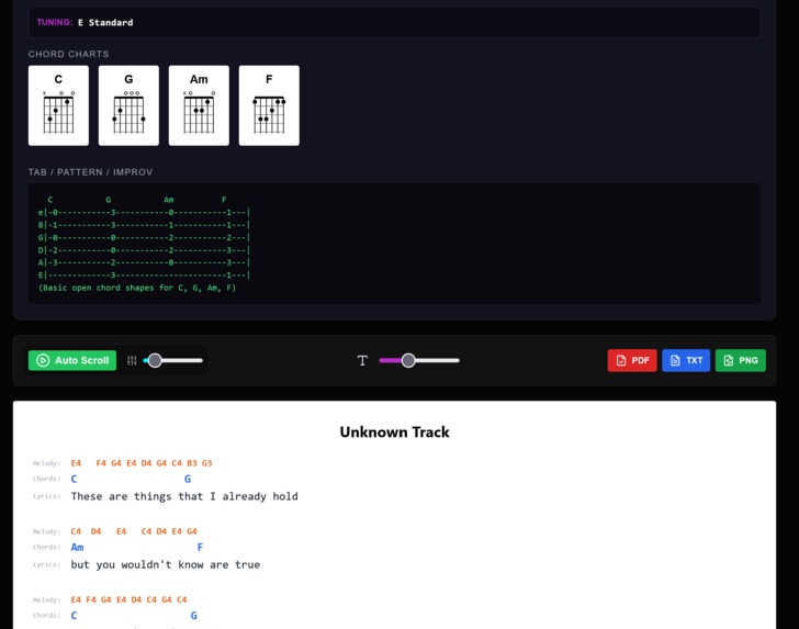 SongSenseAI - Analyze your sound – screenshot 3