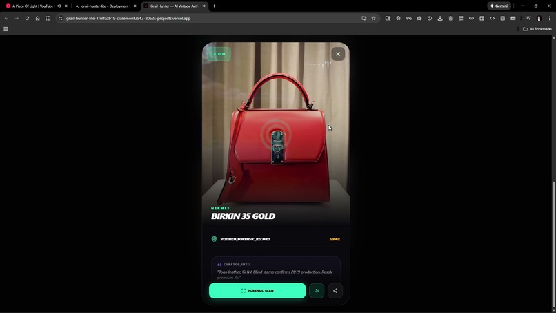  Grail Hunter Lite - AI Vintage Fashion Authentication – screenshot 7