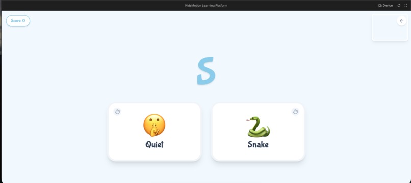 Interactive learning game – screenshot 2