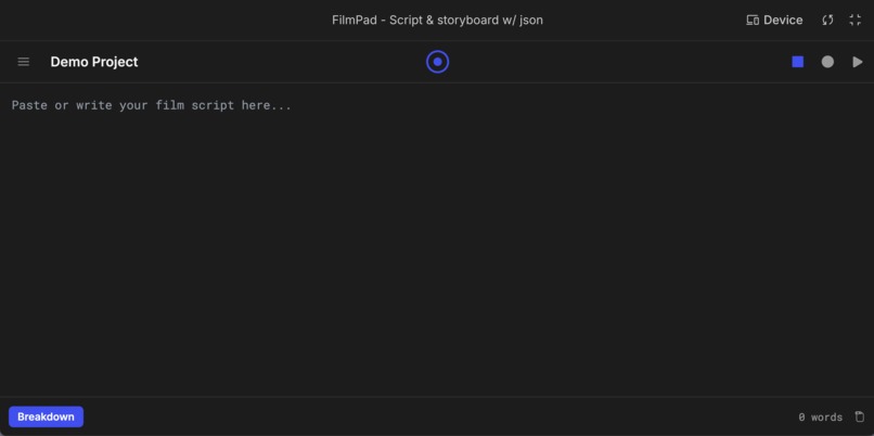 FilmPad – screenshot 2