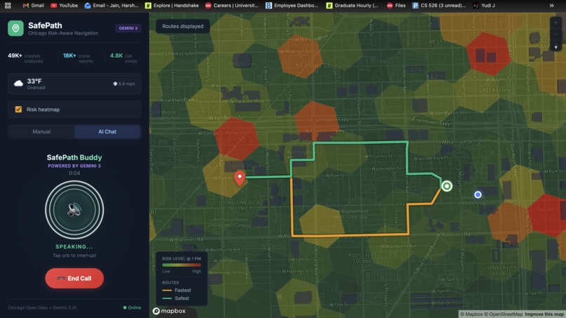 SafePath: AI Navigation That Prioritizes Safety – screenshot 2