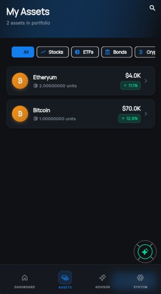 WealthScope – screenshot 1