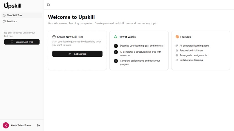 Upskill – screenshot 1