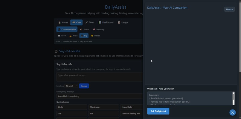 daily-assist – screenshot 1