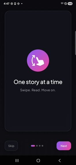 Skrolz — Short reads, one story at a time – screenshot 2