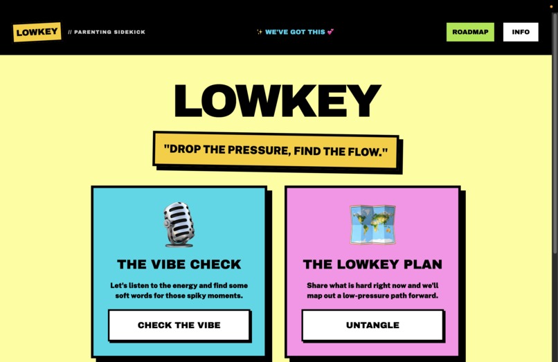 LowKey - The AI Parent Sidekick – screenshot 1