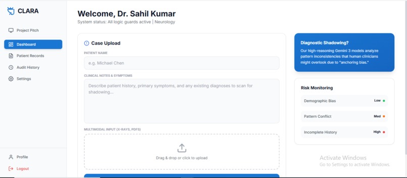 CLARA – screenshot 1