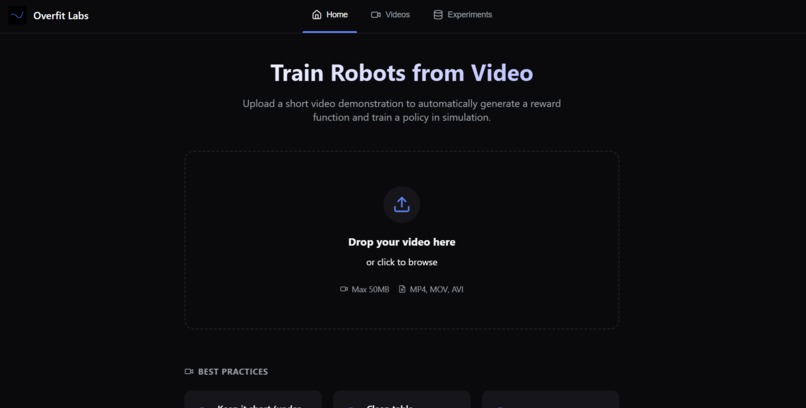 Overfit Labs – screenshot 1
