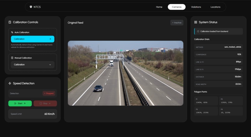 NTCS CALIBRATION SYSTEM – screenshot 2