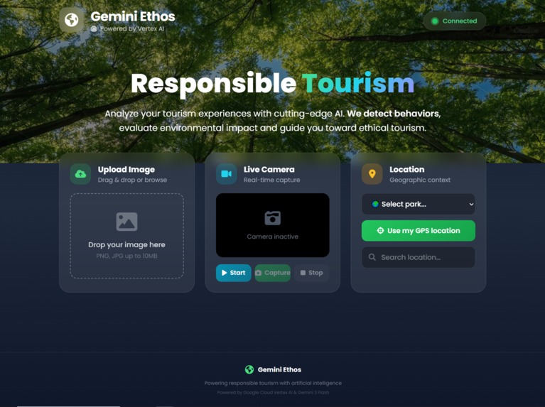 Gemini Ethos: Marathon Agent for Responsible Tourism – screenshot 1