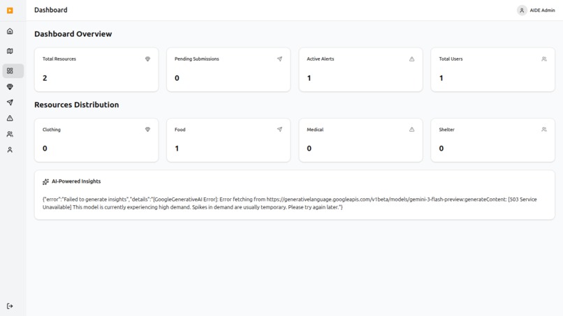 AIDE (Artificial Intelligence Disaster Emergency) – screenshot 4