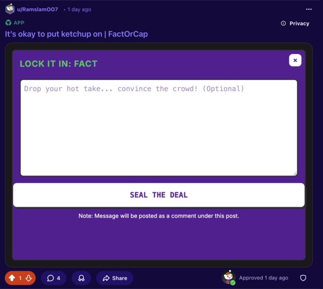Fact Or Cap – screenshot 2