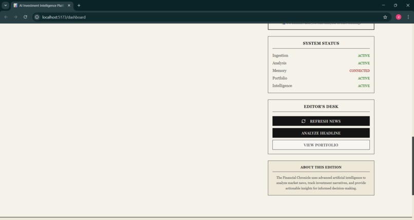 The Financial Chronical – screenshot 1